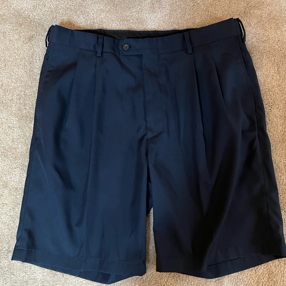 Jos. A. Bank Dark Blue Pleated Shorts